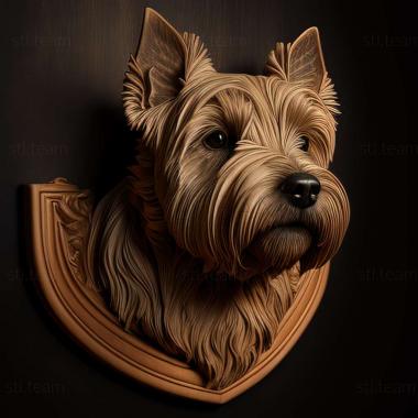 3D model Silichem Terrier dog (STL)